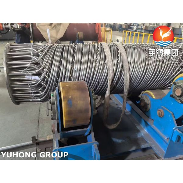 Stainless Steel Spiral Wound Heat Exchanger Tube Bundle with Compact High-Pressure Design for Cryogenic Service - ASME SA213 TP304/316L