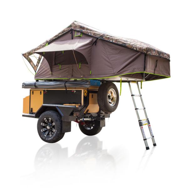 Waterproof 4x4 4 Person Aluminum Camping Car Soft Shell Rooftop Roof Top Tent With Annex Room