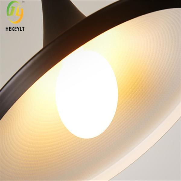 Круглый алюминиевый нордический свет E26 шкентеля для крытого украшения