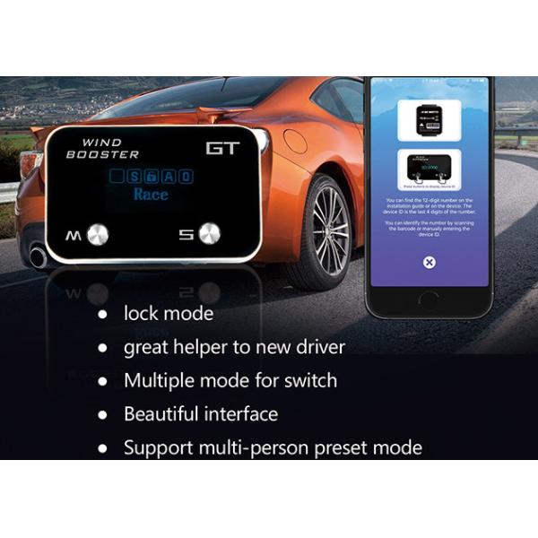 CE TUV Car Throttle Controller Ultra Thin With Blue Digital Display
