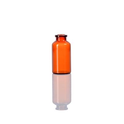 Frascos de vidro de injeção estéreis âmbar de 10 ml para uso farmacêutico