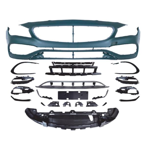 CLA W117 2013-2019 Car Bodykit Accessories Facelift for Mercedes Benz Front Enclosure Set