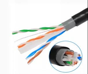 Cabo da rede de comunicação de UTP CAT6 do revestimento do CPR LSZH