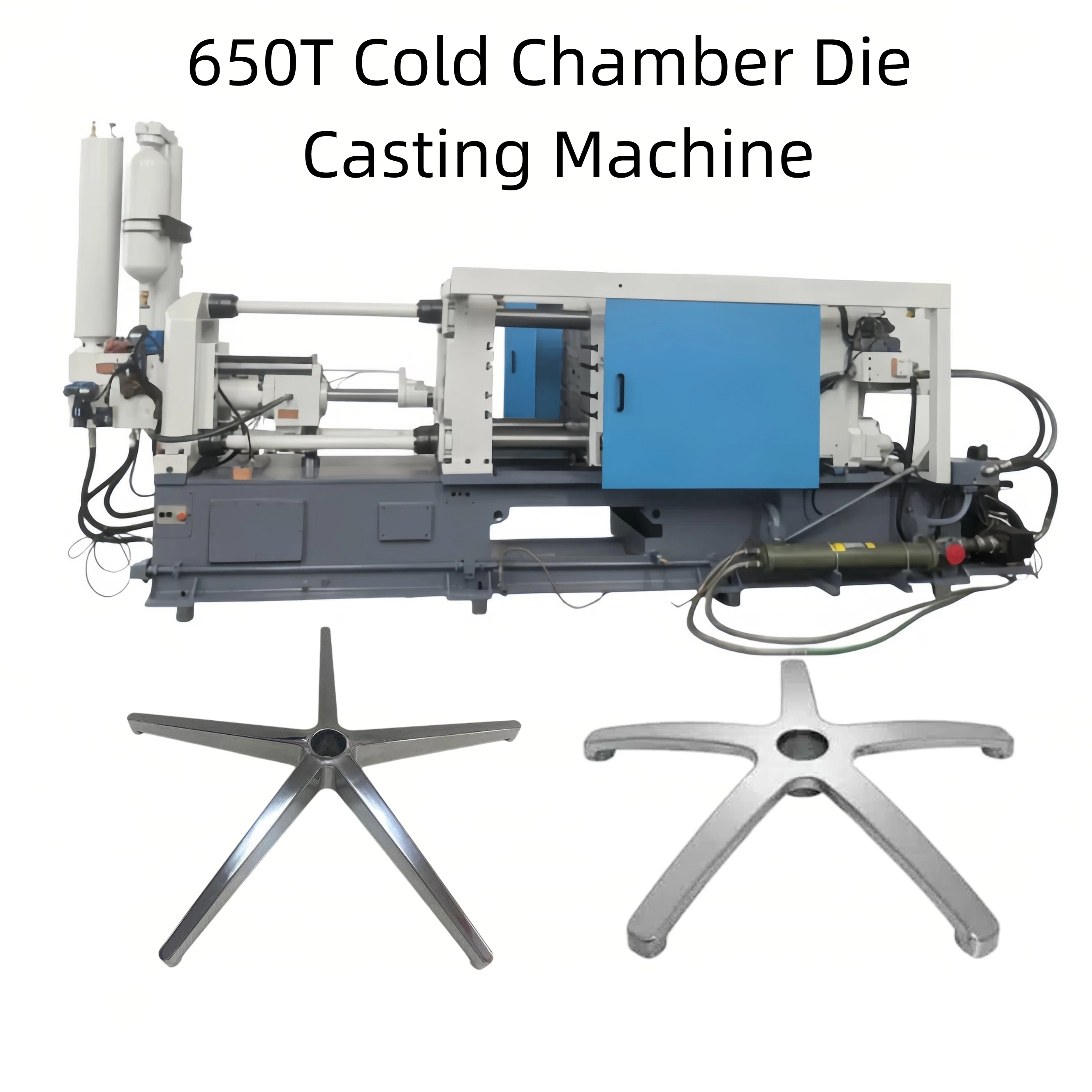 Cold Chamber Die Casting Machine for High-Strength Fatigue-Resistant Aluminum Gaming Chair Bases