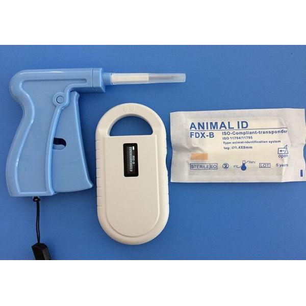 1.4*8mm IP67 ISO Transponder Microchip With Reusable Injection Applicator