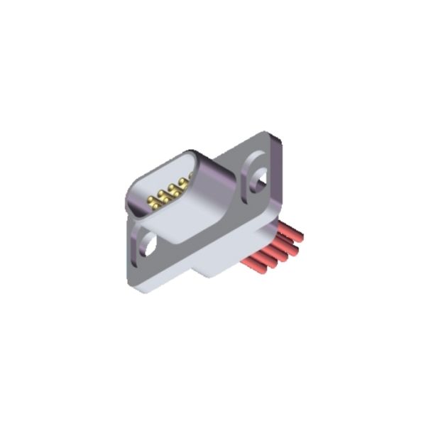 Micro Rectangle MDM D Sub 9 Pins Connector Hermetic Sockets