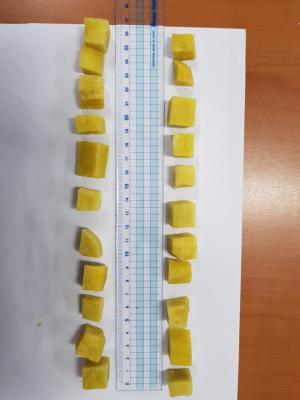 Frozen Steamed Sweet Potato Dice, peeled, variety of Victory 100(Shengli 100)