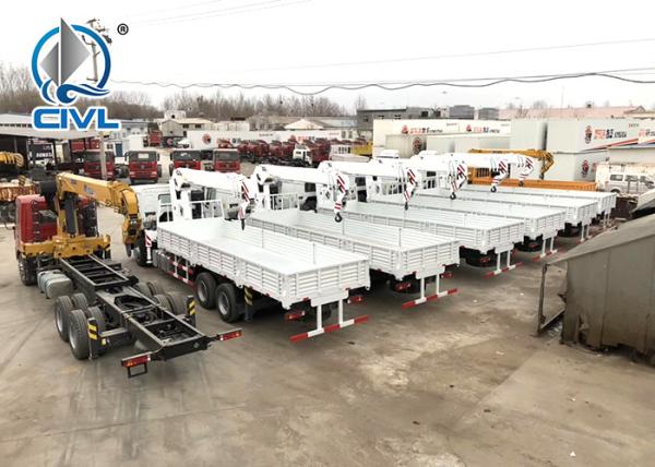 CIVL Howo 4x2 Truck Mounted Crane 10 Tons Telescopic Boom Crane