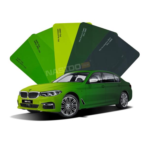 NASIDO Sand Proof TPU Turquoise Color Wrap Film For Car Body  5 Years Warranty