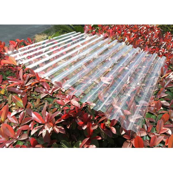 PC translucent roofing sheets Clear Plastic Corrugated Polycarbonate Sheets 0.8mm-3.0mm Weather Resistance