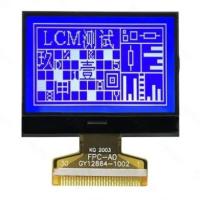 1.9 Inch STN Blue LCD Display128x64 30PIN FPC 8 Bit Parallel LCD Display