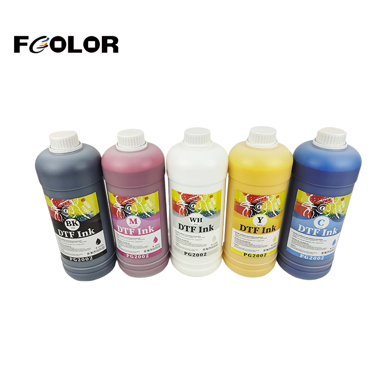 Fcolor Premium DTF White Powder and Ink for Epson DTF White PET Film Printer 1430 I1600 XP600 I3200 L1800