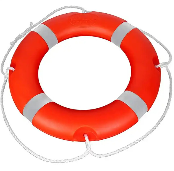 OEM Emergency Rescue Equipment Life Buoy Rings With Fluorescent Reflective Strip