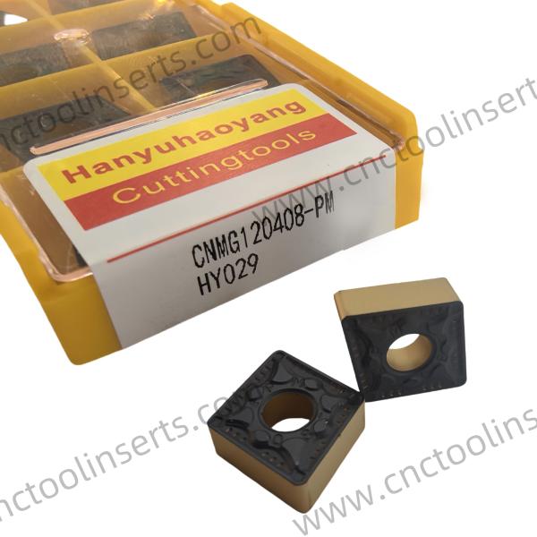 CNMG120412-PM CNMG Turning Inserts Smooth Surface Erosion Resistant