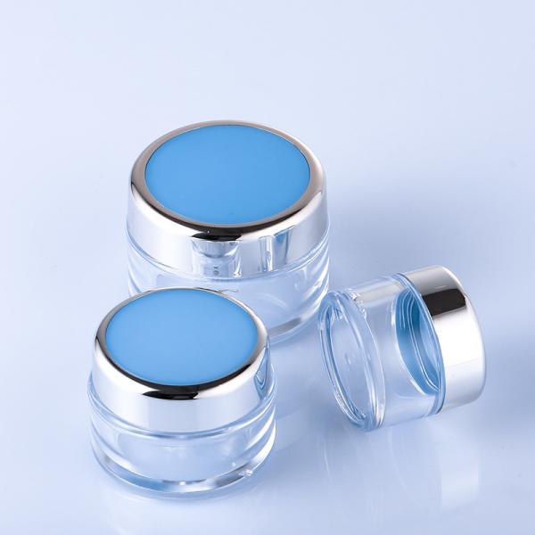 Frasco de empacotamento de creme do ODM, 15g largura decorativa plástica dos frascos 40mm