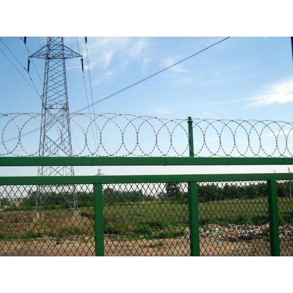 форма барьера провода бритвы обруча диаметра Bto-30 500mm плоская