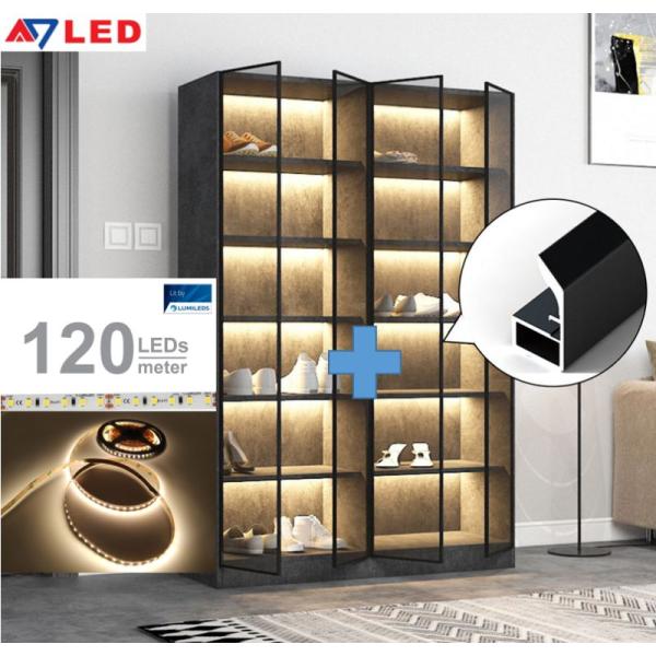 Outside Waterproof IP67 IP68 SMD2835 Led Light Strips For Commercial Signage Lighting