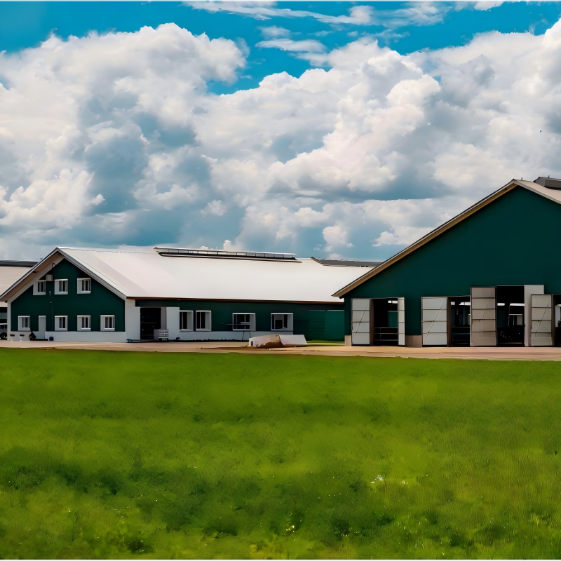Africa 100m by 20m Insulated Design Prefabricated Steel Structure Chicken House