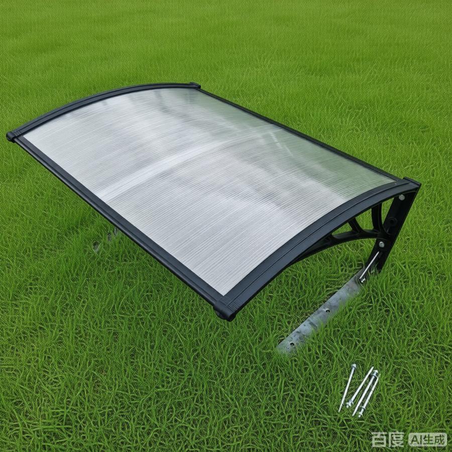 Polycarbonate sheet Roofing Plastic Bracket Lawn Mower Canopy Easy install
