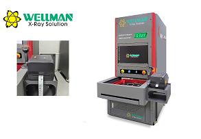 X‑ray counter featured with a practical label printer for SMD electronic components counting