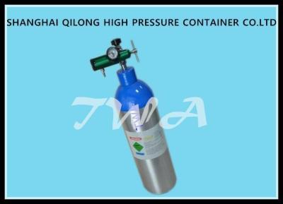 EU Certificate Alloy 6061 3L Portable Scuba Diving Oxygen Tank / Small Scuba Tank