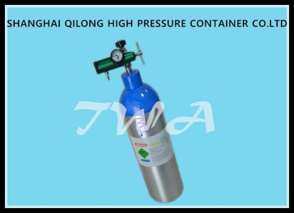 EU Certificate Alloy 6061 3L Portable Scuba Diving Oxygen Tank / Small Scuba Tank