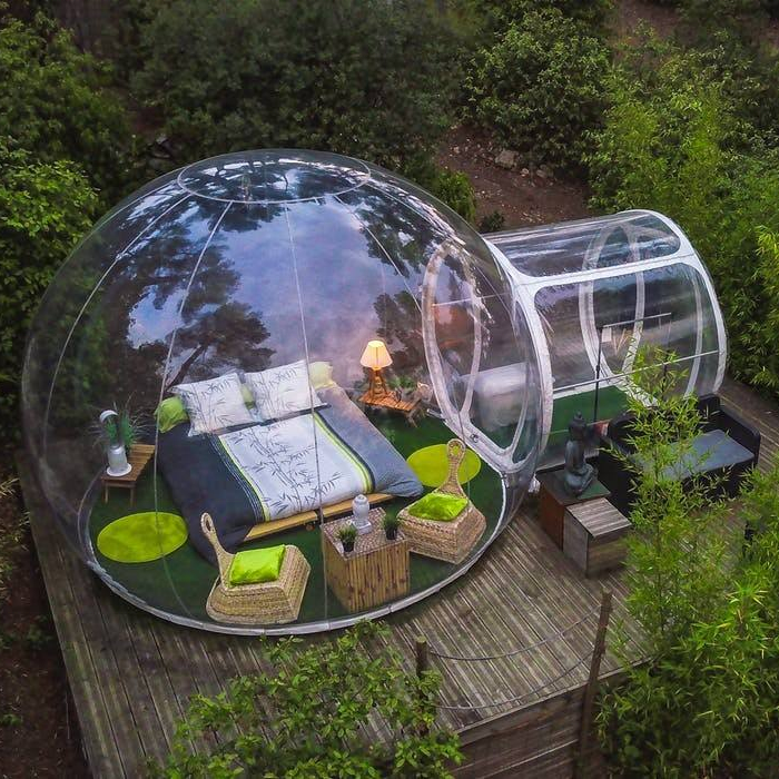 New Design Hot Sale Inflatable Bubble Tent Clear Dome House Family Outdoor Tent