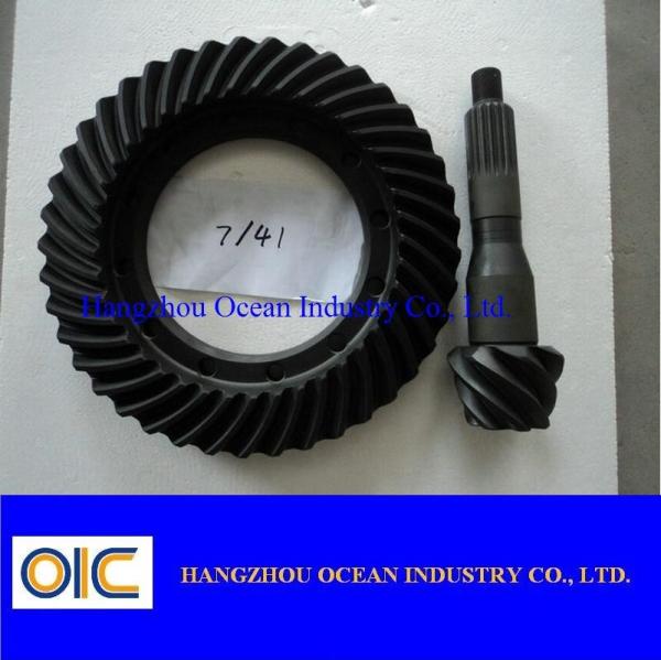58-62 HRC Steel Spiral Bevel Gear Axle Ring And Pinion Kit Kit