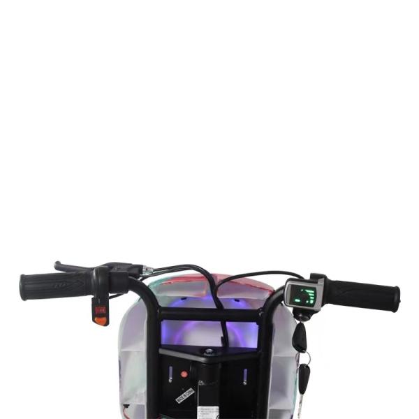 Cool Mini 36V 3 Wheel Electric Drifting Scooter with LED Lights and Aluminum Alloy Fork