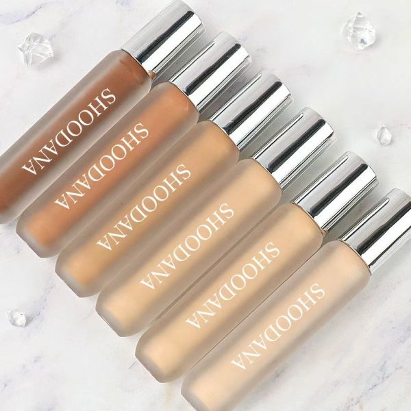 Longwear Waterproof Sunscreen Concealer Custom Your Logo Full Coverage Face Makeup Matte Finish Liquid Creamy Foundation