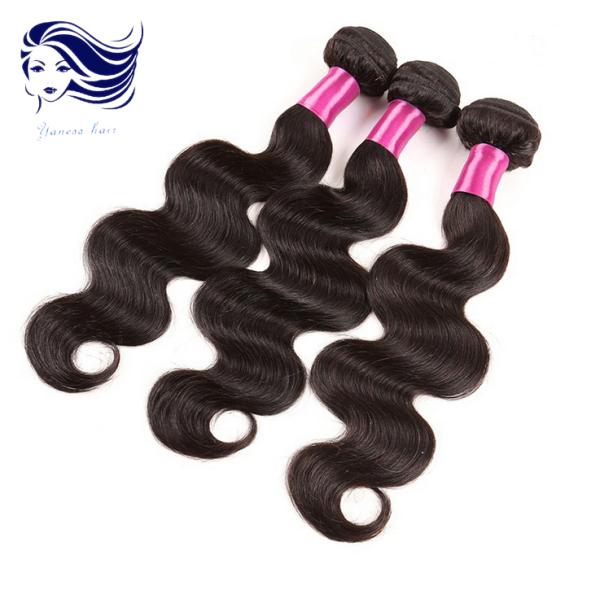 Human Weave Virgin Peruvian Hair Extensions Natural For Curly Hair