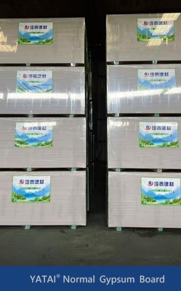 Screw Fixing Normal Gypsum Board Fire Resistant For Partition Wall