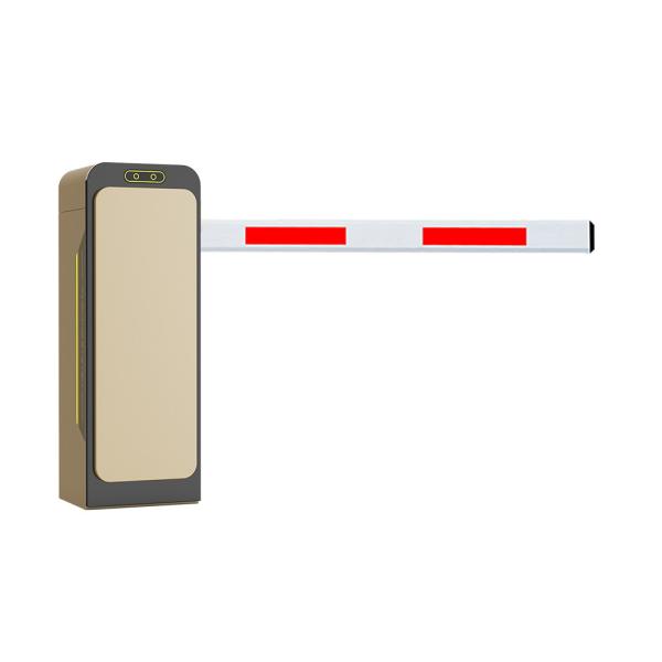 Industrial-Duty Boom Barrier Gate Integrated Gearbox Installation With Battery Backup