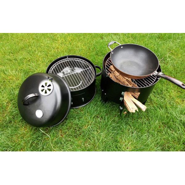 Современная древесина гриля барбекю Corten стальная ржавая располагаясь лагерем горя на открытом воздухе варить