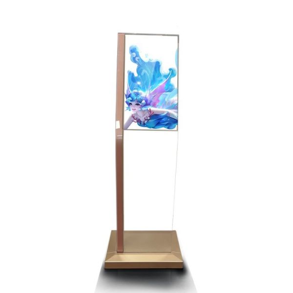 30 Inch Vertical Self-Luminous OLED LG Transparent Screen TV Advertising Display with P-Cap Touch