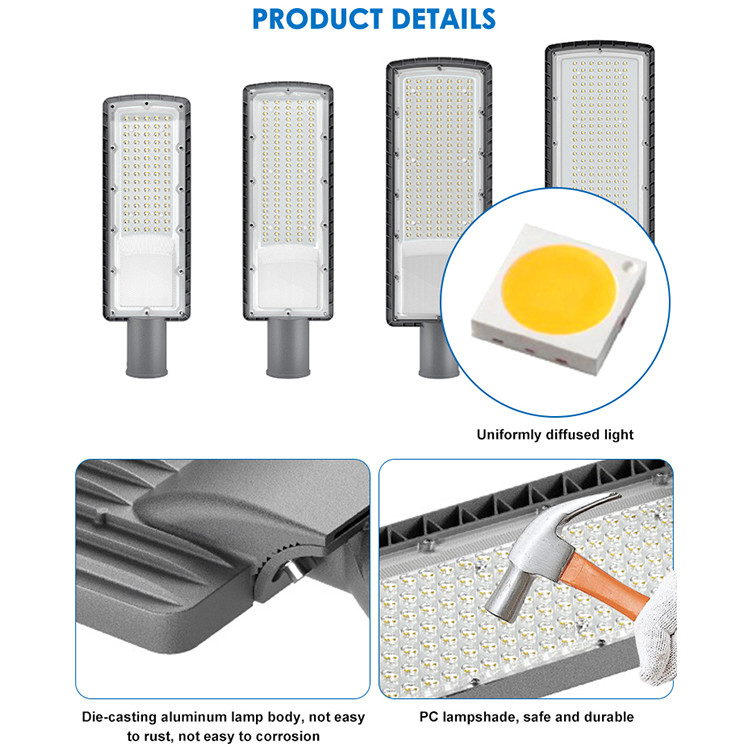 AC85-265V 120LM/W Led Street Light 50w/100w/150w/200w Для дорожного сада