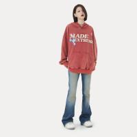 El llano largo regular de la manga de la sudadera con capucha unisex de la indumentaria de oficina informal teñió