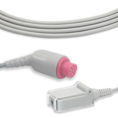 adulto do cabo de extensão TPU do medidor de oxigênio Spo2 do conector 10pin