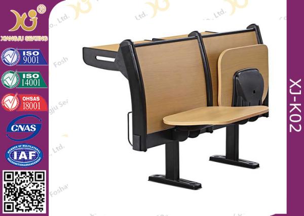 Plywood Seat Back Folded Tablet School Student Desk Chair with Fire - Proof Plate