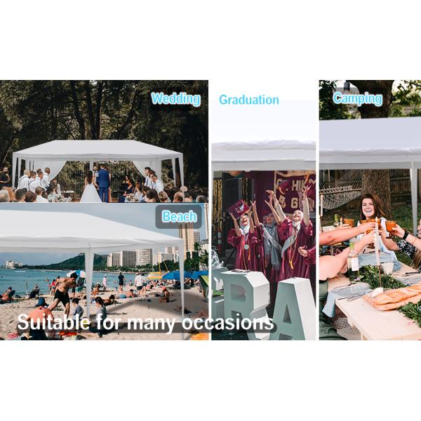 Outdoor Wedding Party Tent Camping Shelter Gazebo Canopy Removable Sidewalls Easy Set Gazebo BBQ Pavilion Canopy