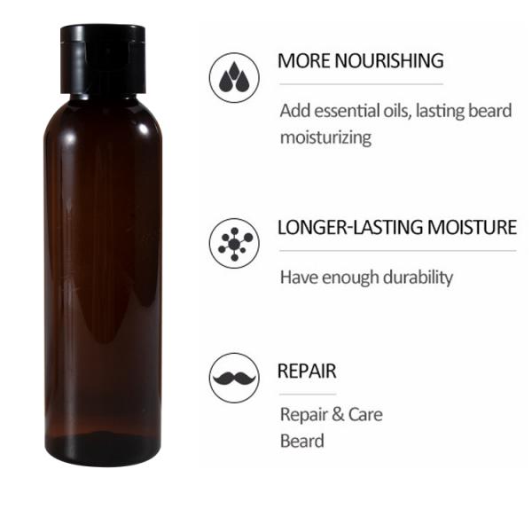 Постепенно красит продукты Skincare людей шампуня мытья бороды 100% естественный