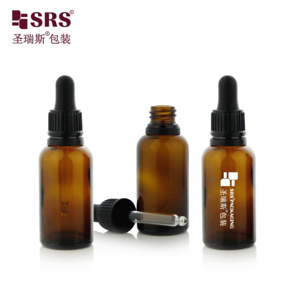 5ml 10ml 15ml 20ml 30ml 50ml 100ml Glass Dropper Bottle for Skincare Essential Oil with Tamper Evident