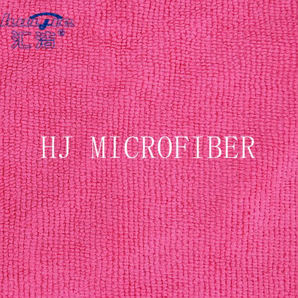 HUIJIE Supplier MIcrofiber Hand Towel Red color Microfiber Cleaning Cloth FOR Home use