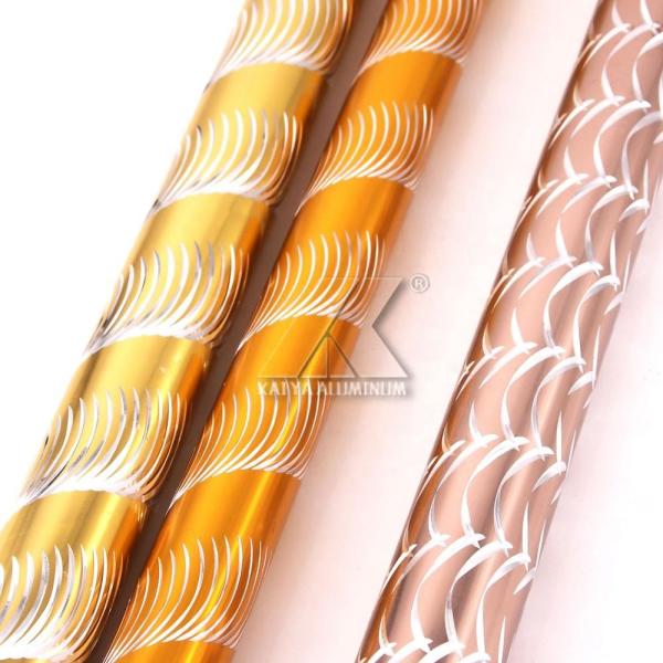 Decorative curtain rods 6063-T5 customer customization  aluminum curtain rod curtain pipe