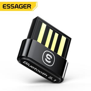 エッサジャー 2022 クーラー ミニ BT5.1 USB ブルートゥース アダプター 5.1 USB 無線受信機 アダプター