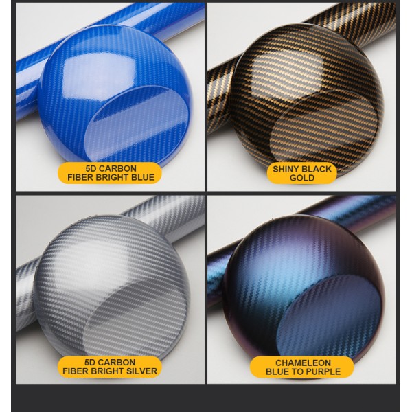 17m Carbon Fiber Film PVC PET Wrap Ppf Film 5d Vinyl
