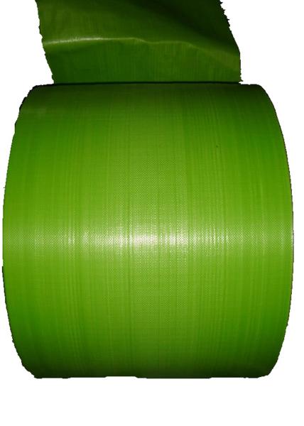 Colorful 80GSM Tubular Virgin PP Woven Fabric For Rice / Seed Packaging Bag Making