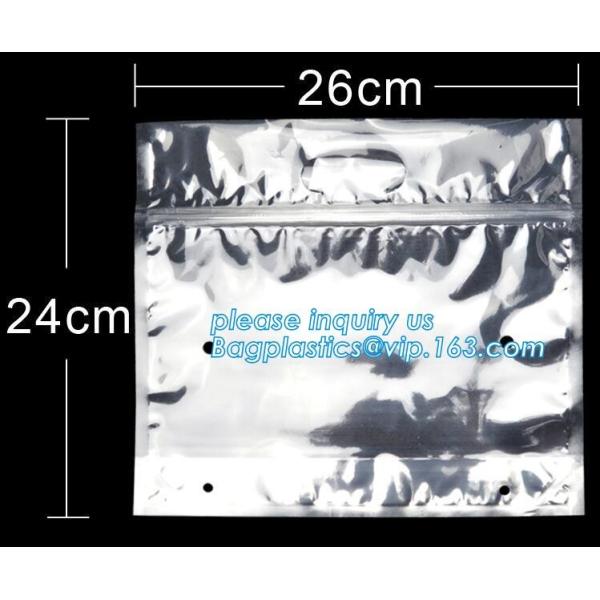 flat fresh food/dry food aluminium foil pop corn zipper bag,  Storage For Saving Clothes Laminated Custom Vacuum C