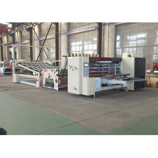 High Speed Rotary Die Cutting Machine , Cardboard Box Cutting Machine 380V
