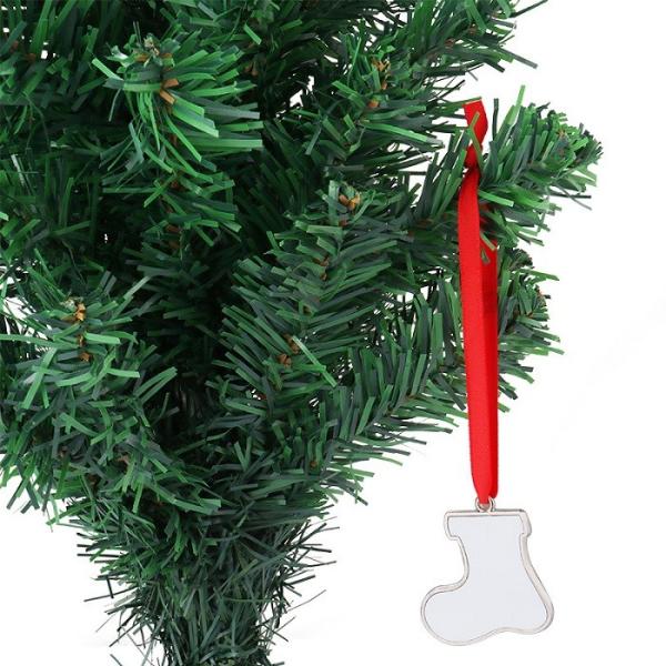 Blank Metal Sublimation Christmas Ornament Christmas Tree Hanging Decorations
